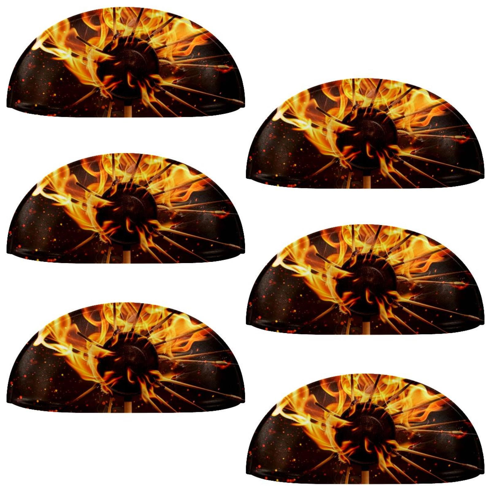 PhooArto 6 Pcs Cup Drawer Pulls, Darts and Fire Shell Shape Handles Cabinet Knobs for Dresser Cupboard Closet Wardrobe with Screws