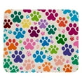 thumbnail image 1 of PhooArto Comfortable Mouse Pad Colorful Dog Paw Footprint Pattern Desktop Mousepad , 21 x 25 cm Mouse Mat, Non-Slip Rubber Base, Improves Speed and Precision, 1 of 7