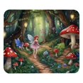 thumbnail image 1 of PhooArto Comfortable Mouse Pad Forest Fairy and Mushroom Desktop Mousepad , 21 x 25 cm Mouse Mat, Non-Slip Rubber Base, Improves Speed and Precision, 1 of 7