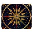 thumbnail image 1 of PhooArto Comfortable Mouse Pad Gold Compass Pattern Desktop Mousepad , 21 x 25 cm Mouse Mat, Non-Slip Rubber Base, Improves Speed and Precision, 1 of 7