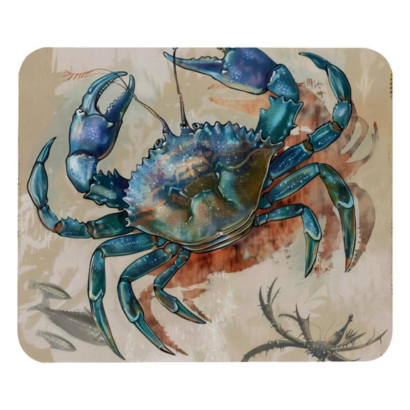 PhooArto Comfortable Mouse Pad Ocean Fish Sea Carb Desktop Mousepad , 21 x 25 cm Mouse Mat, Non-Slip Rubber Base, Improves Speed and Precision