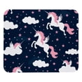thumbnail image 1 of PhooArto Comfortable Mouse Pad Pink Unicorns White Cloud Pattern Desktop Mousepad , 21 x 25 cm Mouse Mat, Non-Slip Rubber Base, Improves Speed and Precision, 1 of 7