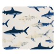 thumbnail image 1 of PhooArto Comfortable Mouse Pad Retro Shark Pattern Desktop Mousepad , 21 x 25 cm Mouse Mat, Non-Slip Rubber Base, Improves Speed and Precision, 1 of 7