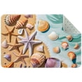 thumbnail image 1 of PhooArto Doormat Custom Indoor Welcome Door Mat, Sea Starfish Shells Home Decorative Entry Rug Garden/Kitchen/Bedroom Mat Non-Slip Rubber 24x16in, 1 of 8