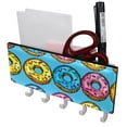 thumbnail image 1 of PhooArto Key Holder for Wall Decorative with 5 Key Hooks, Cartoon Donuts Pattern Holders Wall Mount Organizer with Mail Key Rack, Self Adhesive, 1 of 7