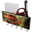 thumbnail image 1 of PhooArto Key Holder for Wall Decorative with 5 Key Hooks, Mushrooms Flying Butterflies Holders Wall Mount Organizer with Mail Key Rack, Self Adhesive, 1 of 7