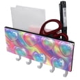 thumbnail image 1 of PhooArto Key Holder for Wall Decorative with 5 Key Hooks, Rainbow Love Hearts Holders Wall Mount Organizer with Mail Key Rack, Self Adhesive, 1 of 7