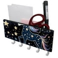 thumbnail image 1 of PhooArto Key Holder for Wall Decorative with 5 Key Hooks, Stars Unicorn Patterns Holders Wall Mount Organizer with Mail Key Rack, Self Adhesive, 1 of 7