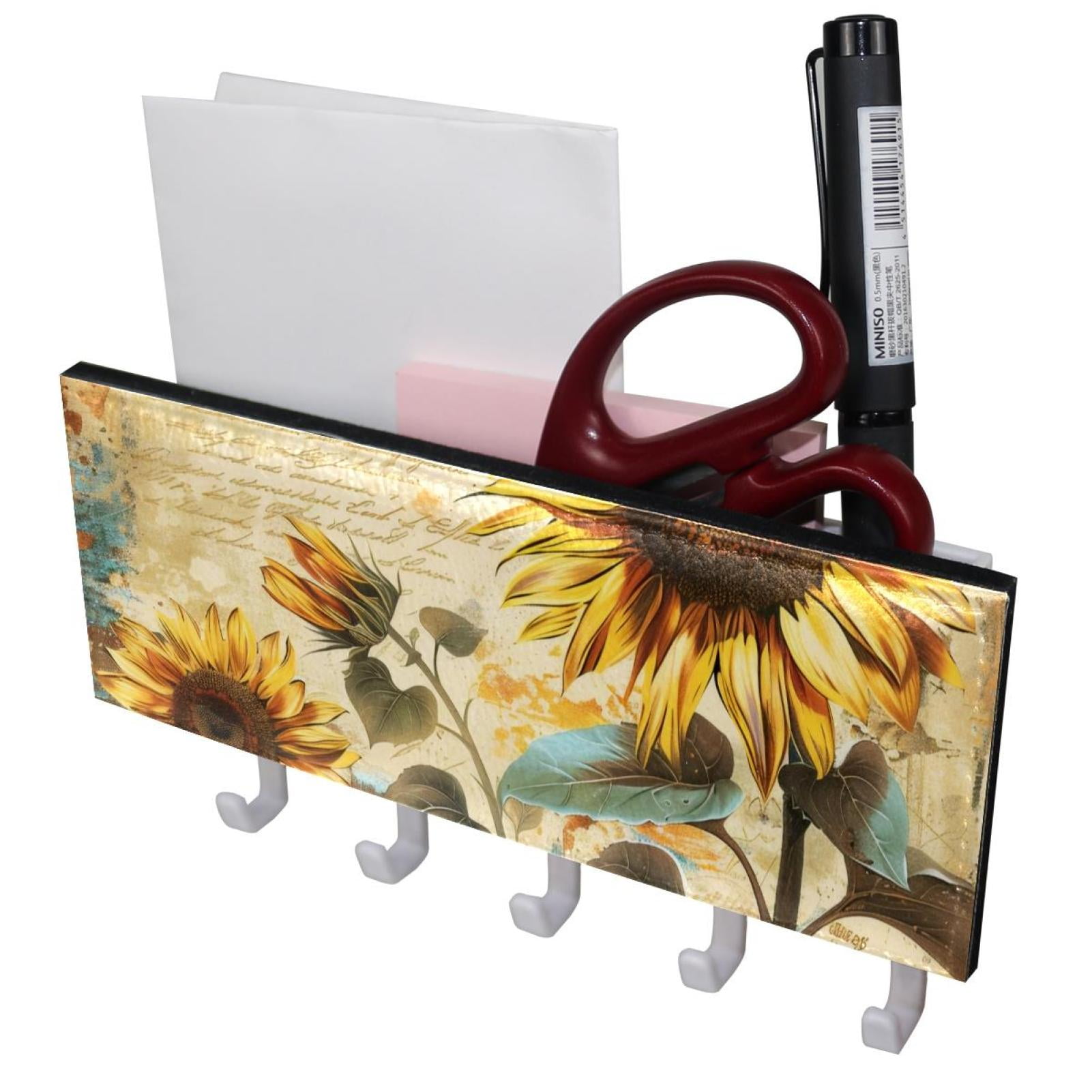 PhooArto Key Holder for Wall Decorative with 5 Key Hooks, Vintage ...