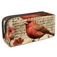 thumbnail image 1 of PhooArto Pencil Case, Bird Flower on Music Large Capacity Pencil Pouch Stationery Pen Bag, 1 of 7