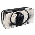 thumbnail image 1 of PhooArto Pencil Case, Dream Catcher Black Raven Large Capacity Pencil Pouch Stationery Pen Bag, 1 of 7