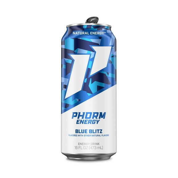 Phorm Energy Drink, Blue Blitz, 1 Single 16 fl oz Aluminum Can
