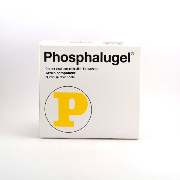 Phosphalugel Antacid Oral Suspension in single dose sachets 20 x 16g