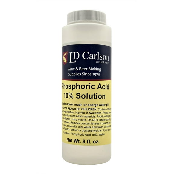 Phosphoric Acid 10% Solution - 8 Ounce For Beer Making