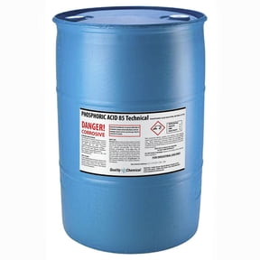 Phosphoric Acid (Tech Grade) - Rust Remover, Metal Cleaner - 55 gallon drum