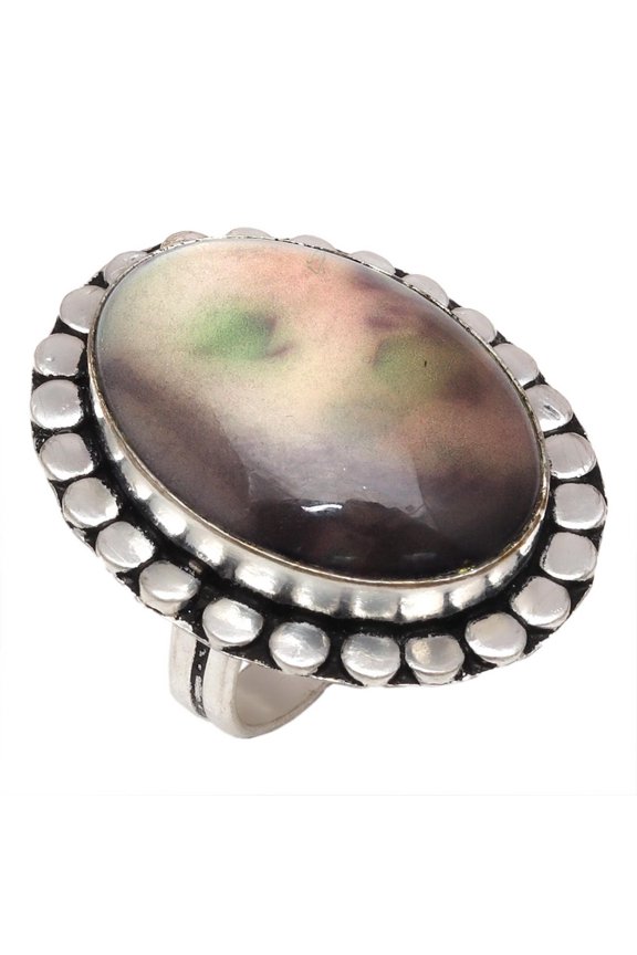Phosporite Gemstone Handmade Mother's Day Jewelry Rings "7.5"