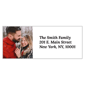Photo Address Label