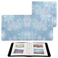 thumbnail image 1 of Photo Album 11.8x11.2 Inch Leather Cover Photo Book Scrapbooking Albums for Weddings Birthdays Anniversaries Delicate Snowflakes Patter, 1 of 9