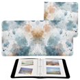 thumbnail image 1 of Photo Album 11.8x11.2 Inch Leather Cover Photo Book Scrapbooking Albums for Weddings Birthdays Anniversaries Watercolor Ink Splashes Pattern, 1 of 9