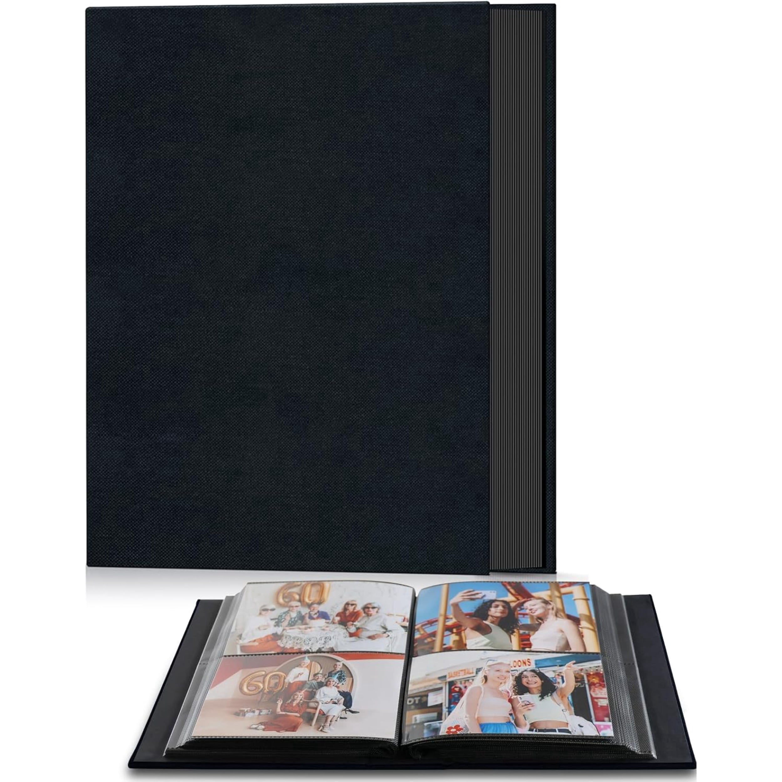 Photo Album 4x6 200/600 Pockets for Wedding Gifts, Linen Hardcover Picture Albums for Family Anniversary Baby Vacation Pictures