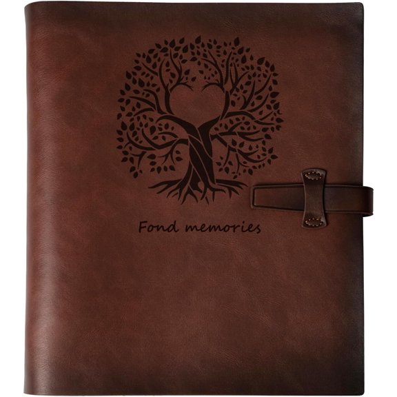 Photo Album 4x6 200 Photos, Albums Page Refillable with 30 count Writing Paper, for Travel Wedding Graduation Picture Album Scrapbook
