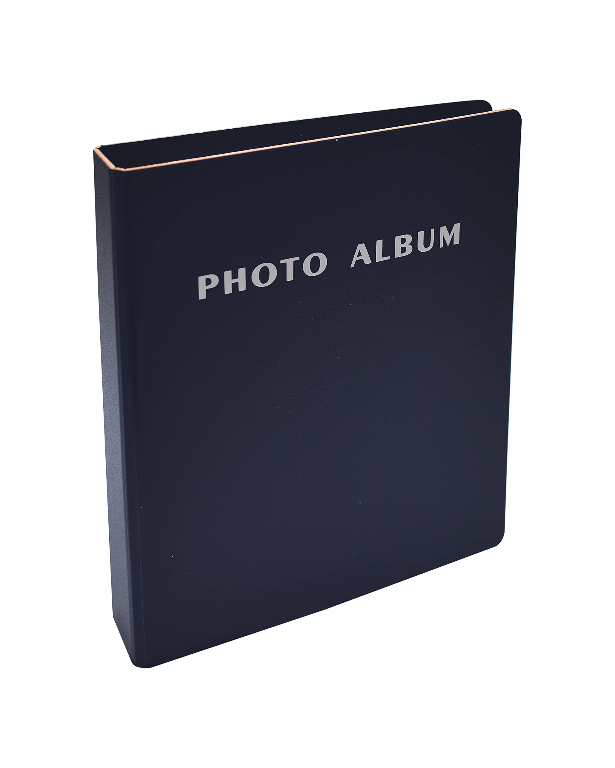 Photo Album for 4x6 Pictures, 2-Ring Mini Hard Cover Photo Binder, Holds 36  4x6 Photos with Clear Heavyweight Pocket Sleeves, by Better Office