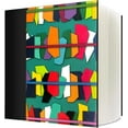 thumbnail image 1 of Photo Album Abstract Design with 100 Pockets Hold 4x6 Inch Photos, Acid Free Archival Clear Sleeves, 1 of 7