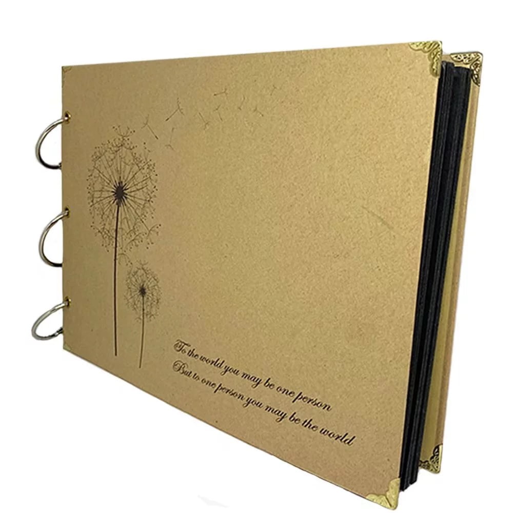 Photo Album DIY Scrapbook, Three-Ring Binder Picture Booth Albums, 10 ...