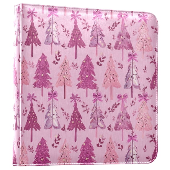 Photo Album Leather Photo Album Bookshelf Photo Albums Scrapbooking Albums Durable and Fashionable Beautiful Pink Christmas Little Green Dinosaurtree