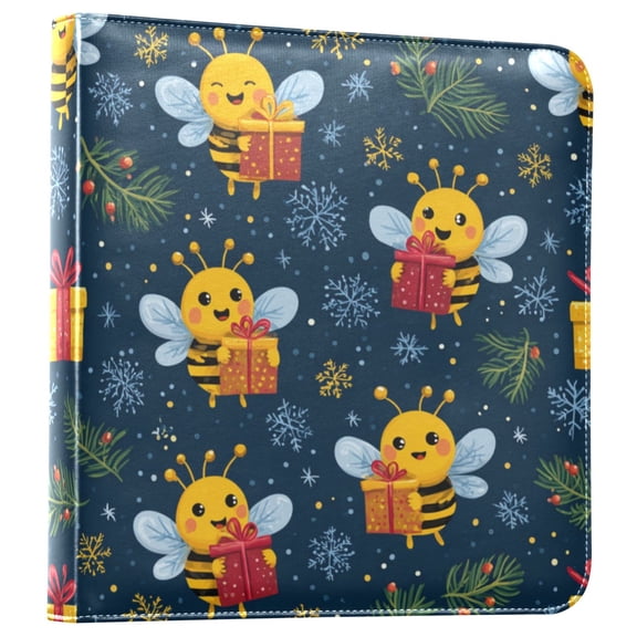 Photo Album Leather Photo Album Bookshelf Photo Albums Scrapbooking Albums Durable and Fashionable Christmas Bees