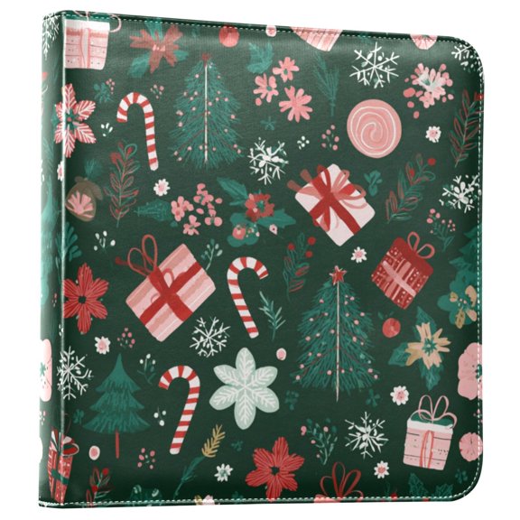 Photo Album Leather Photo Album Bookshelf Photo Albums Scrapbooking Albums Durable and Fashionable Christmas Elements
