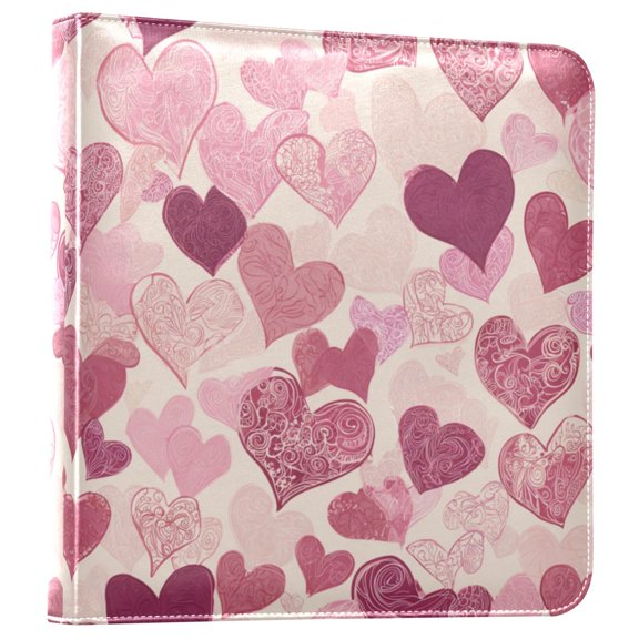 Photo Album Leather Photo Album Bookshelf Photo Albums Scrapbooking Albums Durable and Fashionable Gradient Heart Chart
