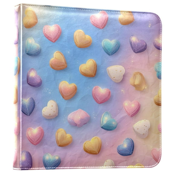 Photo Album Leather Photo Album Bookshelf Photo Albums Scrapbooking Albums Durable and Fashionable Heart Candy