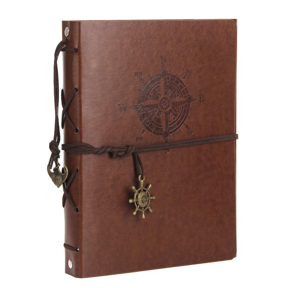 Boic Linen Photo Album Scrapbook – 60 Black Pages, 26.5x21cm, Refillable Memory Book With Stencil & Pens