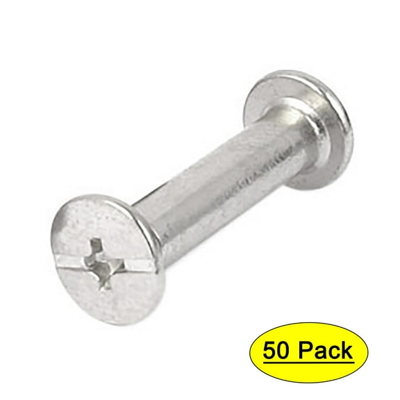 Photo Album Nickel Plated Binding Screws Posts Docking Screw Rivet 5x20mm 50pcs