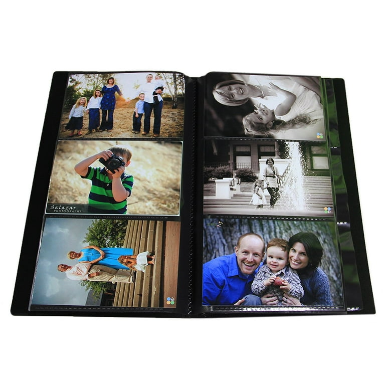 Photo Album / Portfolio for 4 x 6 Inch Photos with Protective Poly