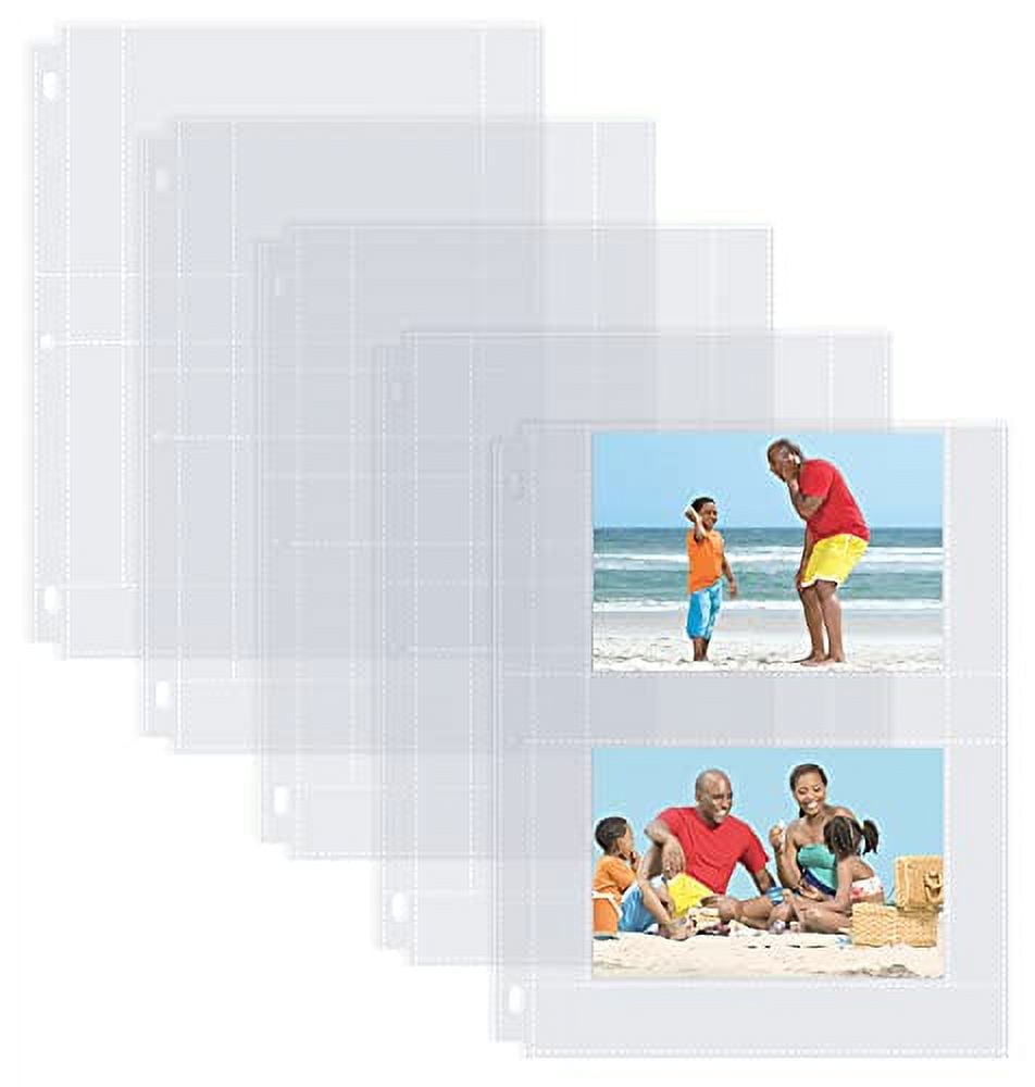 Photo Album Refill Sheets, 4 x 6 Inch, Heavyweight, Diamond Clear 3