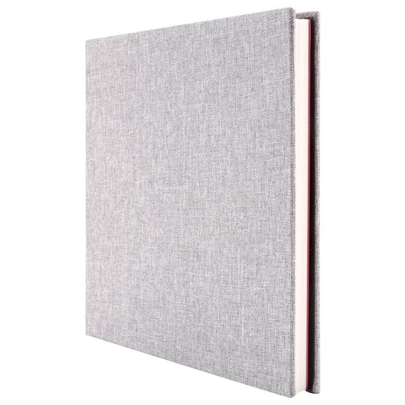 Photo Album Scrapbook Linen Art DIY Memory Book Thick Pages with Protective Film Save Images Permanently,Best Gift Choice