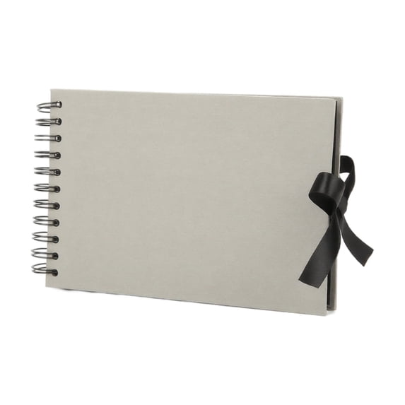 Photo Album Scrapbook Spiral Bound Blank 6 X 8 Inch Diy Memory Book for Wedding Student Shower Graduation Keepsake