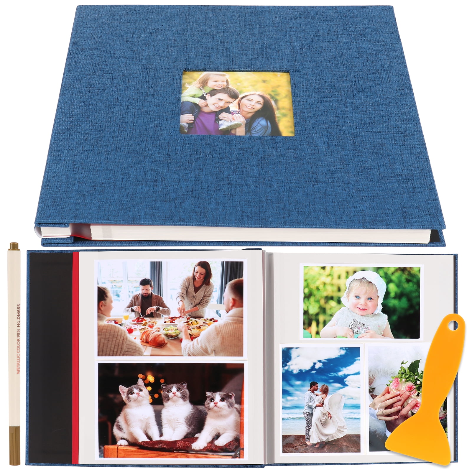 Photo Album Self Adhesive 60 Pages, 11x10.6