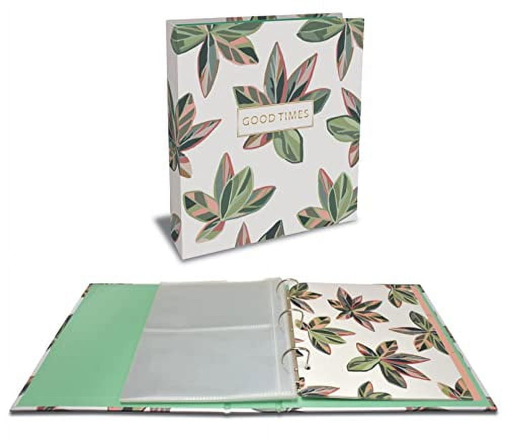 Jot & Mark Photo Album Set - 200 4x6 Photos, Clear Pocket Sleeves, 6 Tab  Dividers, 3-Ring Binder 8.5x9.5 (Champagne Symphony)
