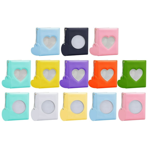 Photo Album X1 3 Inch Photocard Holder Book Photo Album with Like Photocard 32 Pockets Black