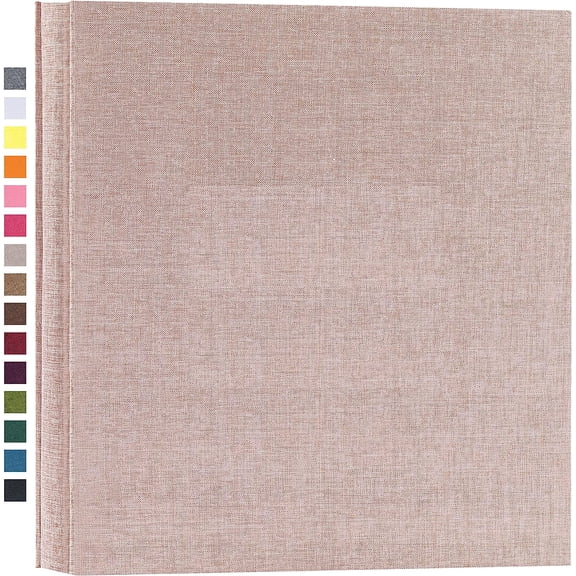 Photo Album for 4x6 600 Photos Linen Cover Extra Large Capacity Picture Book for Family Wedding Anniversary and Baby (Beige)