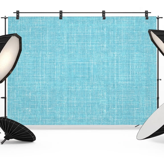 Photo Backdrop 5x7 ft Aqua Linen Fabric Photography Backdrops Curtains Picture Wall Covering Pure Solid Color Photo Booth Drapes for Backdrop Photoshoot Wedding Party Birthday Background Screen