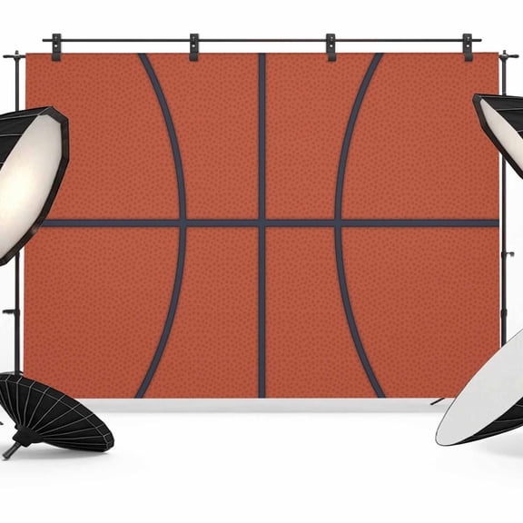 Photo Backdrop 5x7 ft Basketball Court Photography Backdrops Curtains Wall Covering Sport Ball Game Athletics Photo Booth Drapes for Backdrop Photoshoot Wedding Party Birthday Background Screen