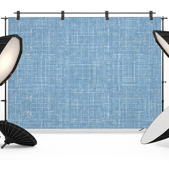 Photo Backdrop 5x7 ft Blue Linen Fabric Photography Backdrops Curtains Picture Wall Covering Pure Solid Color Photo Booth Drapes for Backdrop Photoshoot Wedding Party Birthday Background Screen