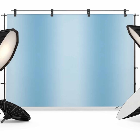 Photo Backdrop 5x7 ft Blue Photography Backdrops Curtains Picture Wall Covering Gradient Color Photo Booth Drapes for Backdrop Photoshoot Wedding Party Birthday Background Screen