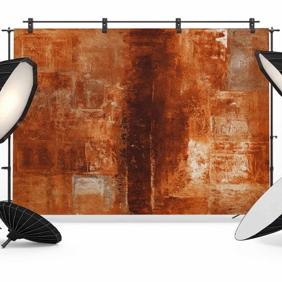 Photo Backdrop 5x7 ft Caramel Paint Photography Backdrops Curtains Picture Wall Covering Abstract Art Graffiti Photo Booth Drapes for Backdrop Photoshoot Wedding Party Birthday Background Screen