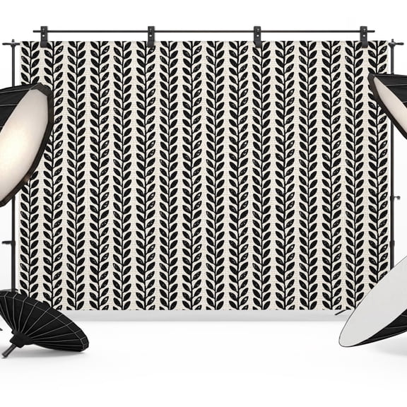 Photo Backdrop 5x7 ft Gray Pinstripes Photography Backdrops Curtains Picture Wall Covering Woven Denim Striped Photo Booth Drapes for Backdrop Photoshoot Wedding Party Birthday Background Screen