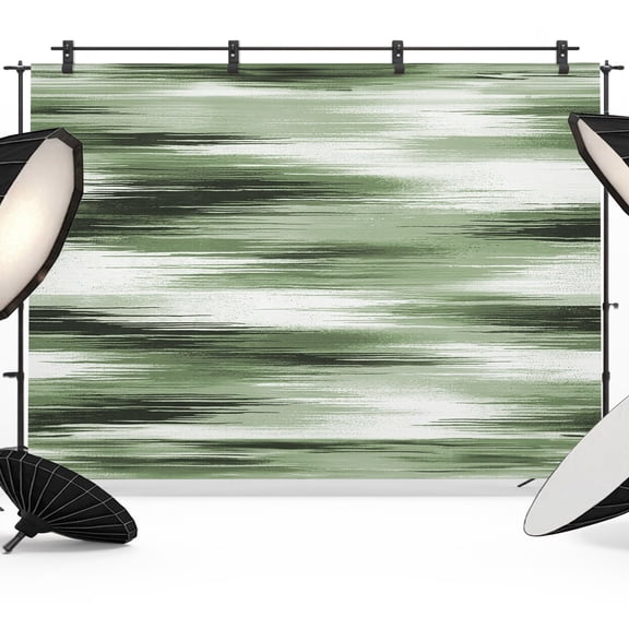 Photo Backdrop 5x7 ft Green Forest Horizon Photography Backdrops Picture Wall Covering Modern Abstract Clouds Photo Booth Drapes for Backdrop Photoshoot Wedding Party Birthday Background Screen